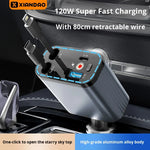 Charger l'image dans la galerie, Chargeur de voiture rétractable à charge rapide (iPhone et Android)
