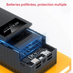 Charger l'image dans la galerie, Banque d'alimentation portable multifonctionnelle 50000 mAh
