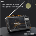 Charger l'image dans la galerie, Sansui F51 rétro vidéo Radio sans fil "TV de poche"
